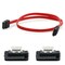 Add-On Addon 5-Pack Of 1.5Ft Sata Male To Male Red Serial Cables SATAFLEX18-5PK - alternate 1
